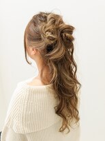 ヘアーサロン クランズ(hair salon Clan's)&nbsp;ゆるフワナチュラル　アレンジ色々　ハーフアップ