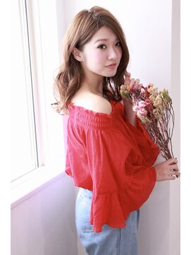 ブラン(Blanc) デジタルパーマロブ☆クラシカルバレイヤージュ