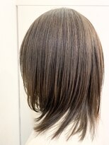 アメイジングヘアー 中沢店(AMAZING HAIR)&nbsp;【AMAZING HAIR 中沢店/安達】ナチュラルストレートミディ/小顔