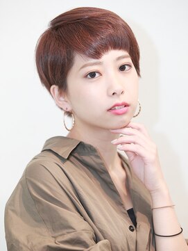 クシュ 所沢東口店(kusyu...) うる艶髪暖色系カラー×ジェシカライツ風アップバング抜け感ヘア