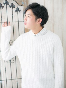 モッズヘアメン 名護大東店(mod's hair men) ≪mod's men≫ダークアッシュ×コンマバングニュアンスマッシュc