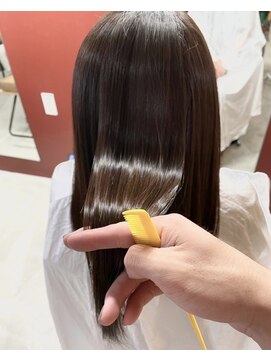 ディードットログ 大和西大寺店(D.Log) ロングストレート×髪質改善トリートメント