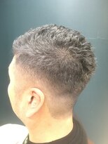 ヘアサロンアンドヘアメイクディー(hair salon hair make D)&nbsp;仙台D　お悩み改善☆増量CUTサイドフェードグレーアッシュstyle