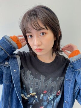エマエコル(Emma ecole) Emma ecole ふんわりシースルーバング×ぱつっとボブ by木村