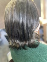 ピックアップ(Pick UP)&nbsp;オリーブベージュ/外ハネボブ/20代30代40代