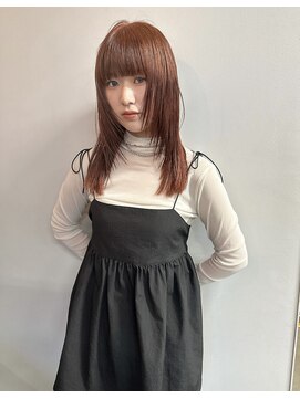 タロ(TALO) 【TALO】orange brown×layer cut