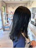 インナーカラーイヤリングカラーブリーチ髪質改善トリートメント