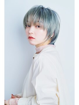 ユニックス モザイクモール港北店(UNIX) 【UNIX港北】プチウルフショートボブ#ケアブリーチ#ブルー担当