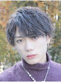 ツイスパハーフアップバング