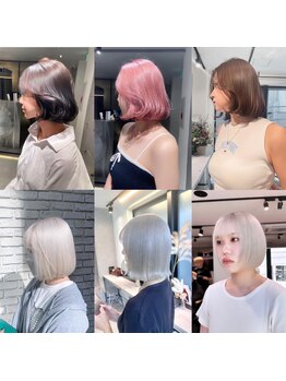 シンシェアサロン 原宿店(Qin shaire salon)の写真/トレンドのインナーカラーやブリーチなしダブルカラーもお任せ下さい★ダメージレスで高発色&色モチ◎