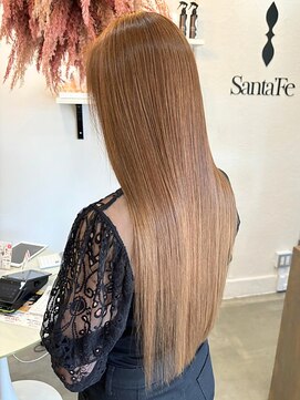サンタフェ 岐阜島店(Santa'Fe) Santa'Fe式髪質改善◎艶髪ストレート