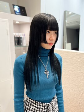 シュク 高円寺(SYUK) kanna【 高円寺 中野 】姫カット/ストレート/地毛風/髪質改善