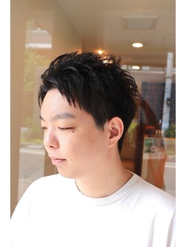 カズ 中津店(KAZU) メンズヘア 爽やかスパイキーショート  阪急茨木市駅