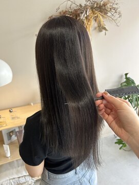 ミントリーフ 大福店(Mint leaf) 【髪質改善】透明感ブルージュカラーヘアエステ（ヘッドスパ付）