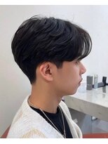 キングオブヘア バイ ノイズ 梅田茶屋町店(KING of hair by NOISM)&nbsp;マッシュシュートヘア髪型センターパートマッシュウルフ髪型