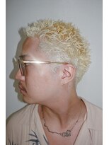 メリケンバーバーショップ トーキョー(MERICAN BARBERSHOP TYO)&nbsp;ハイライト/マッシュパーマ/ウルフ/アッシュブラック976