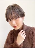 ★前下がりショートボブハンサムショートカットカラーパーマケア