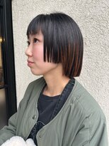 ヴォイス(Voice) ぷつっとボブ×オレンジ