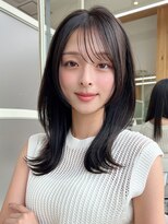 アフロート ディル(AFLOAT D'L) くびれヘアレイヤーカットフェミニンロングメルティカラー小顔