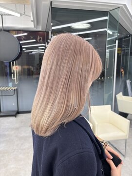 ブラウン(Brown) #haru ピンクベージュカラー/メルティカラー