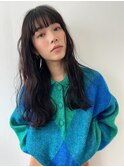 小顔ネビージュ/ボブルフ/黒髪/ワンレン/立川/ウルフ/ボブ