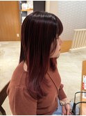 バレイヤージュ×赤髪☆小林