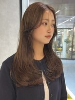 シティ(CITY) レイヤーカット 2way前髪 韓国ヘア