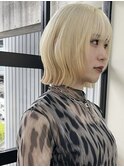 くびれヘア/アプリコットオレンジ/夏/ハイライトカラー[銀座駅]