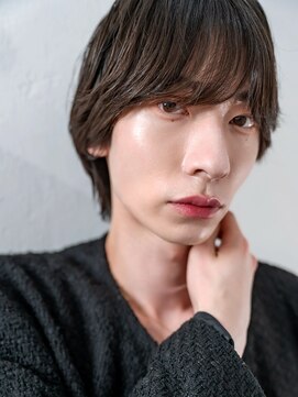 シド 表参道(s.i.d) 前上がりシースルーマッシュ×韓国メンズメイク