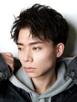 ルーシー 川越(LUCEY)&nbsp;センターパートフェザーパーマシャドウパーマメンズパーマ