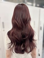 アリュウル 表参道 青山(Allure) チェリーピンク×レイヤーヘア◎暖色カラー/ピンクカラー