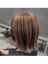 アース 菊名店(HAIR&MAKE EARTH)&nbsp;ピンクベージュ　アウターカラー