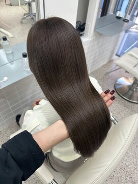 ペレ アネックス 大阪梅田茶屋町店(PELE ANNEX) 黒髪カタログ/クラゲヘアー/オリーブグレー/梅田