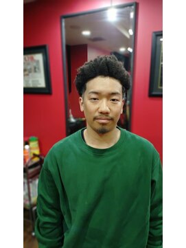 ファンキーボンバー(FUNKY BOMBER) 針金アフロパーマ