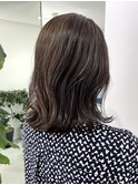 白髪ぼかしハイライト/グレージュ