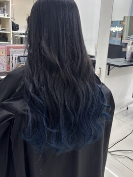 アライブ ハラジュク(ALIVE harajuku) ブリーチインナーバレイヤージュグラデーションカラー夕貴