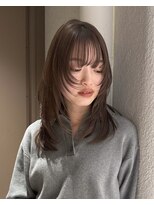 メゾンマイル 恵比寿(maison mile)&nbsp;レイヤー×ミルクティーベージュ[恵比寿/髪質改善/レイヤー]