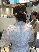 フーガヘアー 元住吉店(FUGA hair) バックスタイルが華やかなシニヨンアレンジアンプ