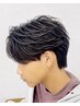 【平日ご新規様限定】メンズカット+フェザーパーマ+TR#メンズパーマ