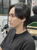 ガイ ラタン ウエスト(GUY lattan west)&nbsp;MEN'S/メンズウルフ/曲がる縮毛矯正/松戸駅/センターパート