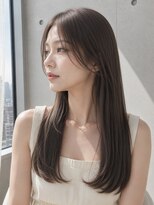 ノア 三宮店(NOA)&nbsp;【NOA】髪質改善ストレート×韓国風ロング×顔まわりレイヤー