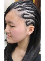 エクステ専門店ミキ 横浜店(MIKI) ☆コーンロウ☆1/4(片サイド)