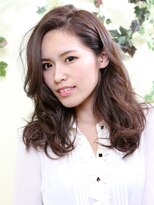 オーガニックサロン フェイス 梅田店(organic salon face) 女性の魅力と色気を最大限に出すかき上げバングで媚びない大人に