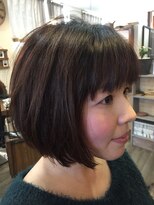 ケアルタイム(Curel time) 前下がりミディボブ