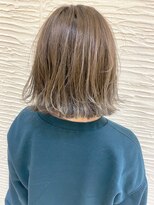 モリオ フロム ロンドン サッポロファクトリー店(morio FROM LONDON)&nbsp;【morio】ゆるふわボブ×グラデーショングレージュ