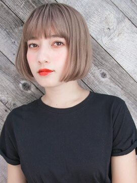 ルティア 池袋(Lutia) ハイトーンベージュボブ