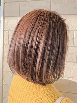 アメイジングヘアー 千歳店(AMAZING HAIR) 【AMAZING HAIR 千歳店/横山】lavender pink×bob