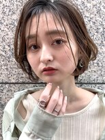 ラ ブレス なんばスカイオ(LaBless)&nbsp;2022年春夏大人かわいい小顔耳かけショートボブ30代40代50代