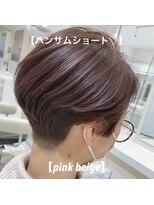 アッシュ 武蔵小金井店(Ash)&nbsp;＼ハンサムショート×ピンクベージュ／