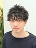 メンズ限定★カット+パーマ《marbb＆水分パック付》 ￥11000